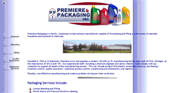 Desktop Screenshot of premierepkg.com